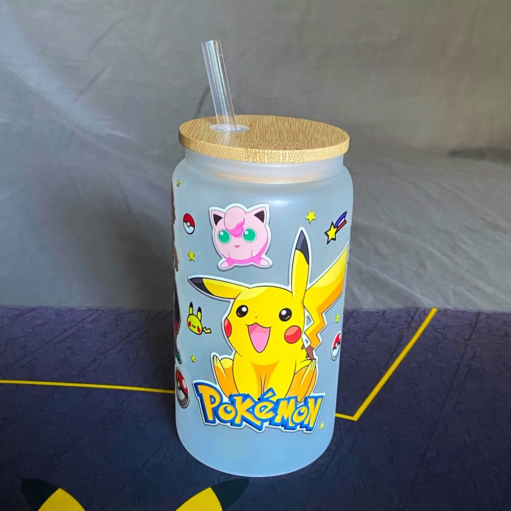 Pokémon Custom Glass Tumbler